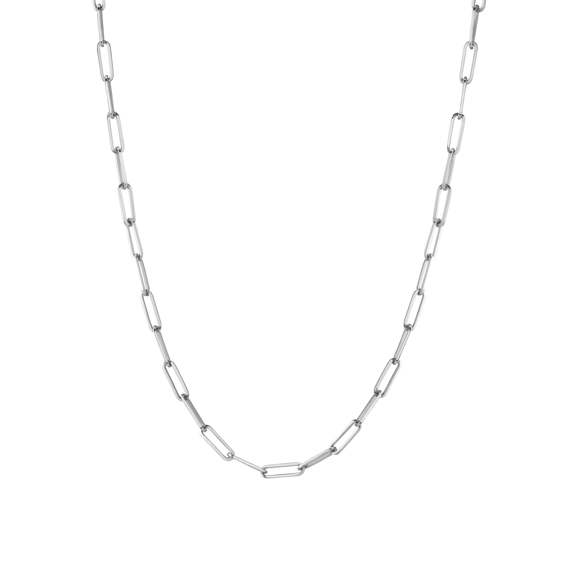 Large Paperclip Chain Necklace - Image 3