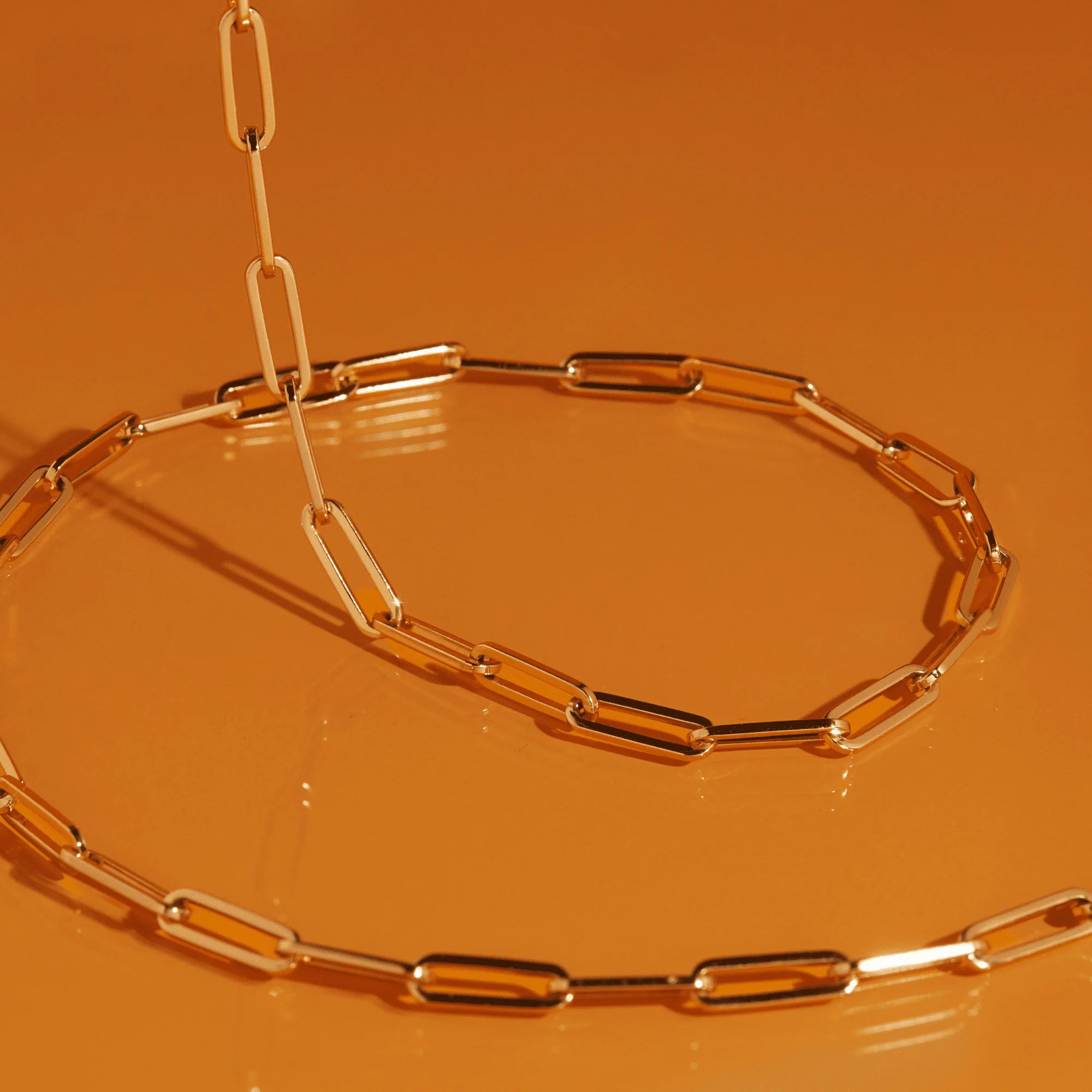 Large Paperclip Chain Necklace - Image 4