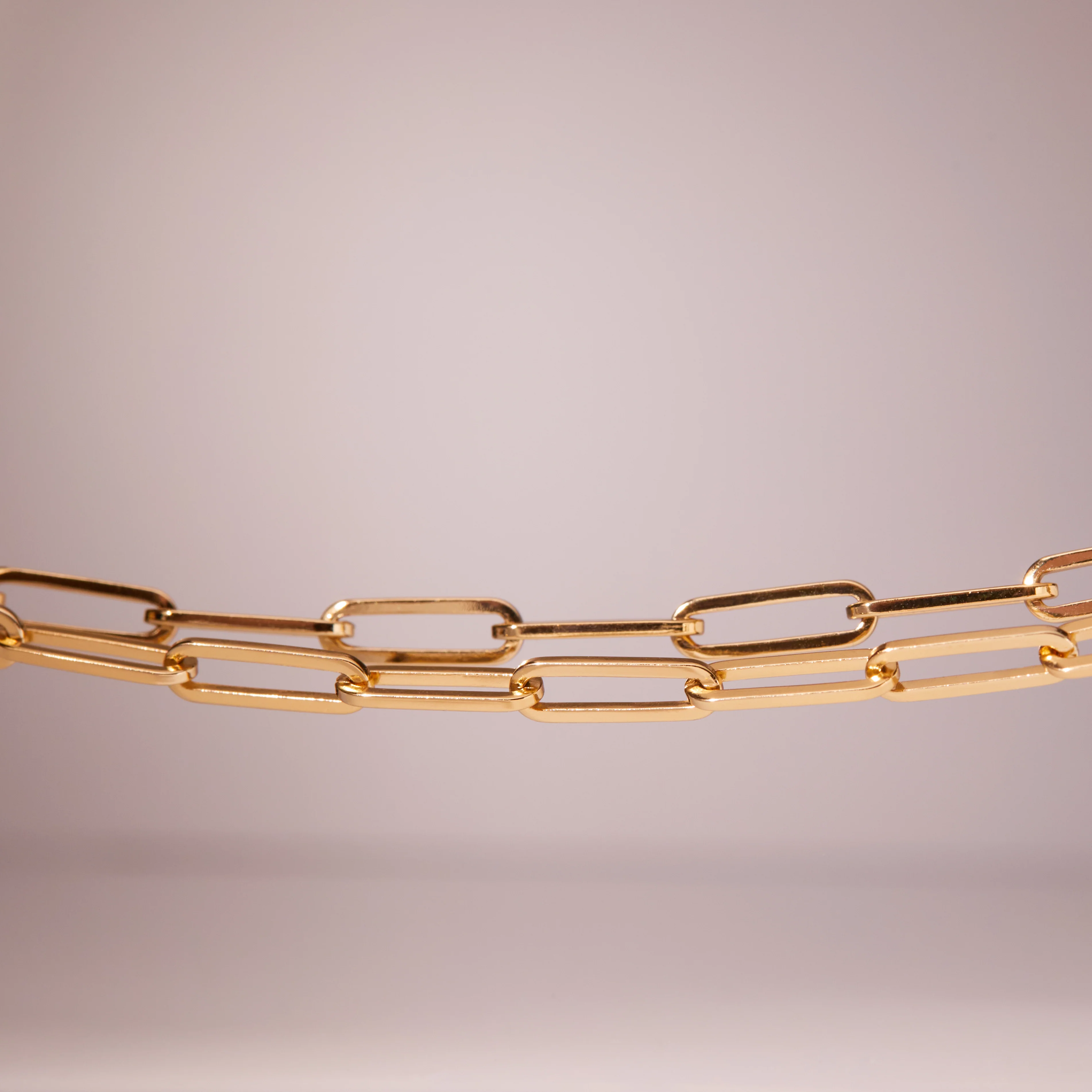 Large Paperclip Chain Necklace - Image 5