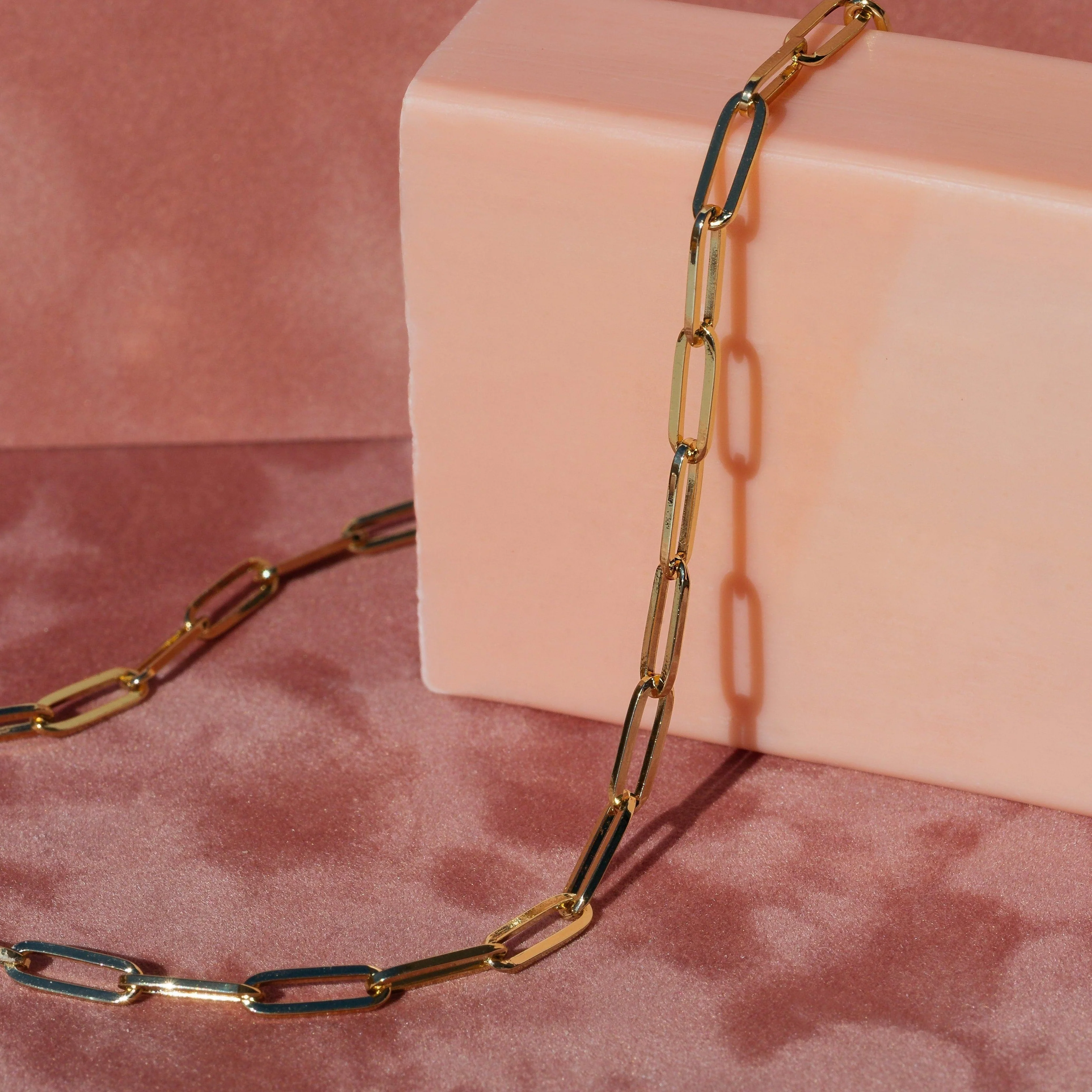 Large Paperclip Chain Necklace - Image 8