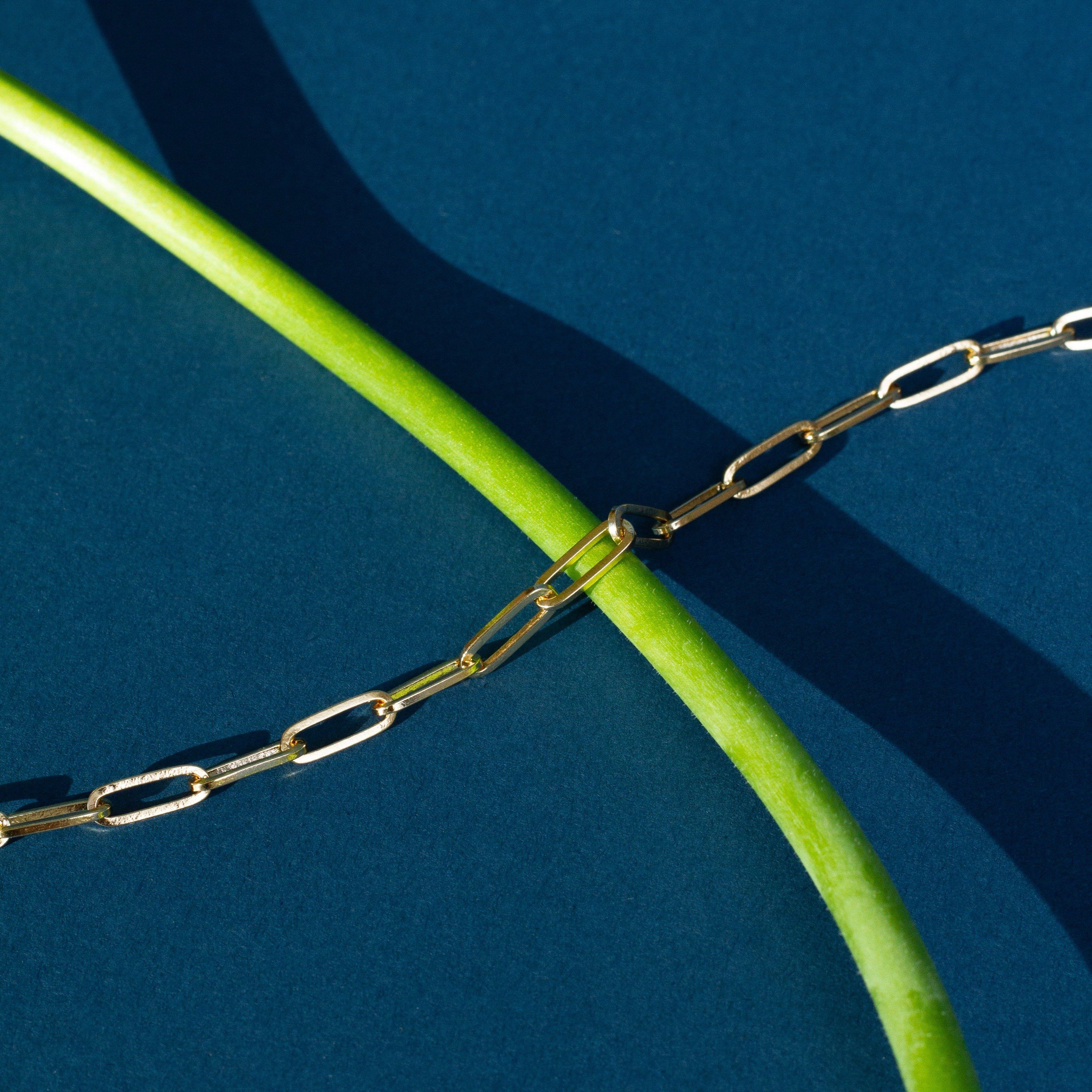 Large Paperclip Chain Necklace - Image 9