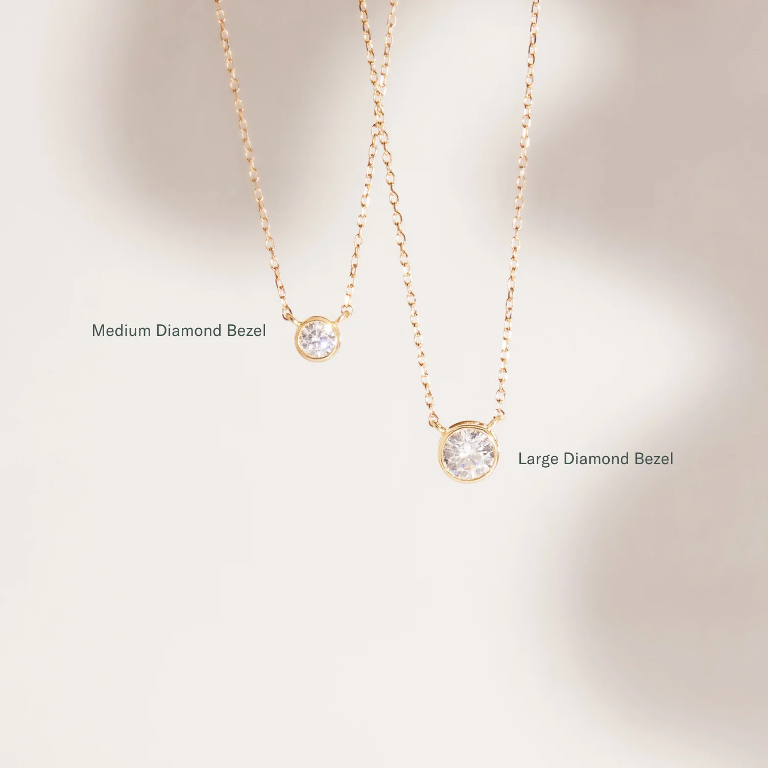 Medium Diamond Bezel Necklace - Image 30