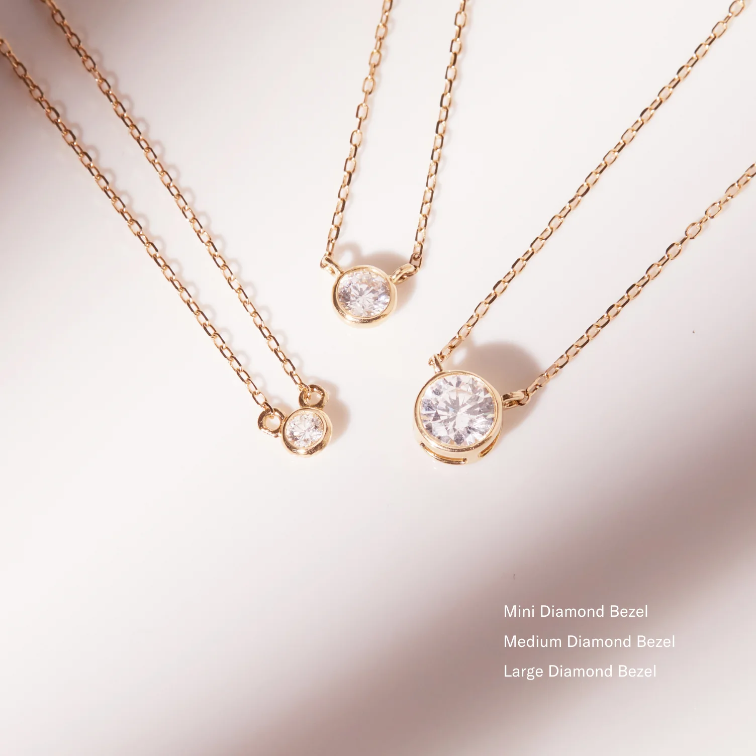 Mini Diamond Bezel Necklace - Image 31