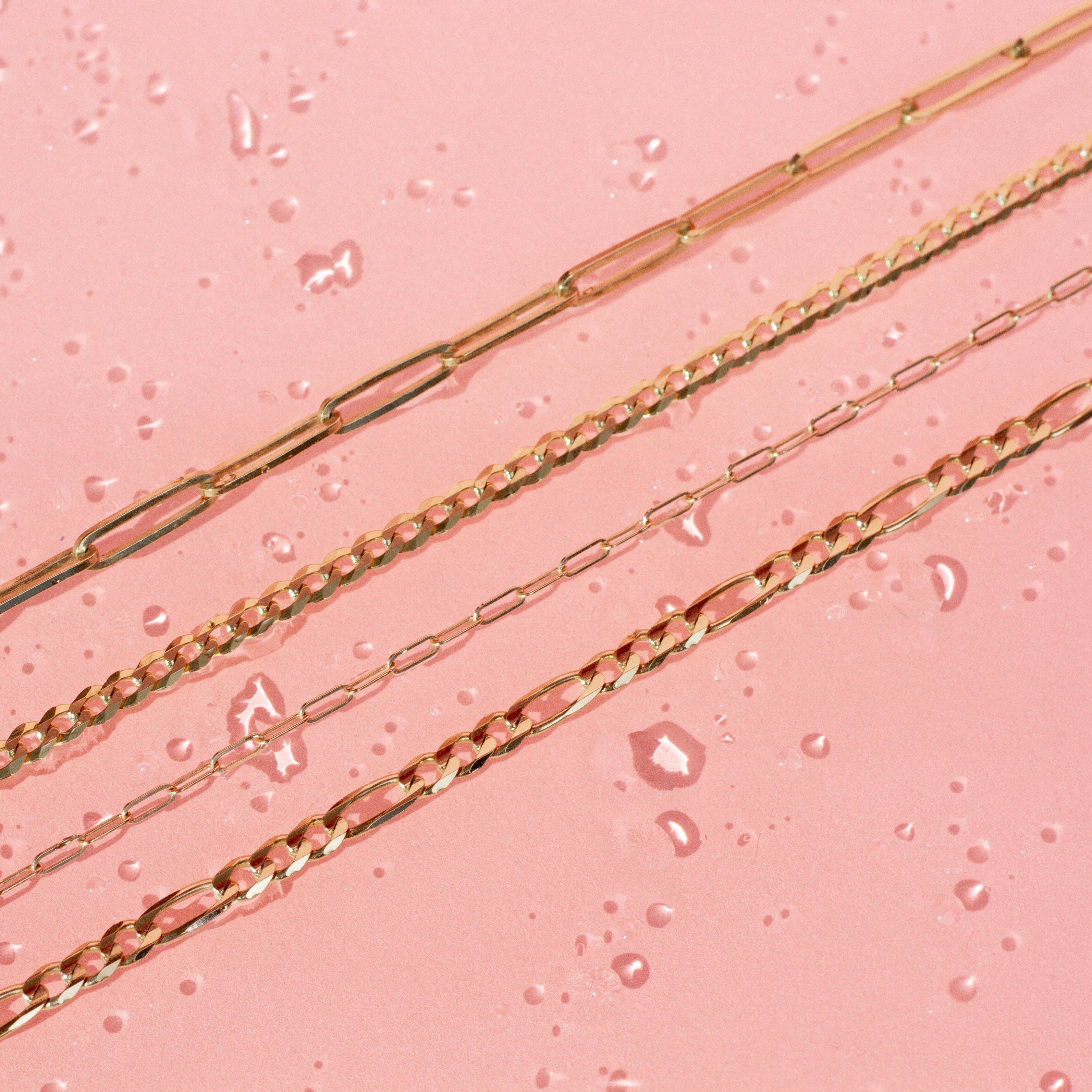 Medium Paperclip Chain Anklet - Image 8