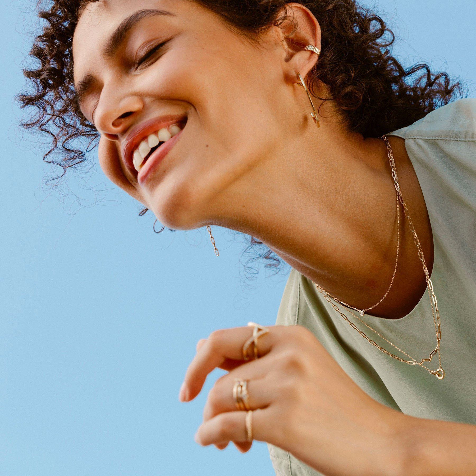 Medium Paperclip Chain Necklace - Image 14