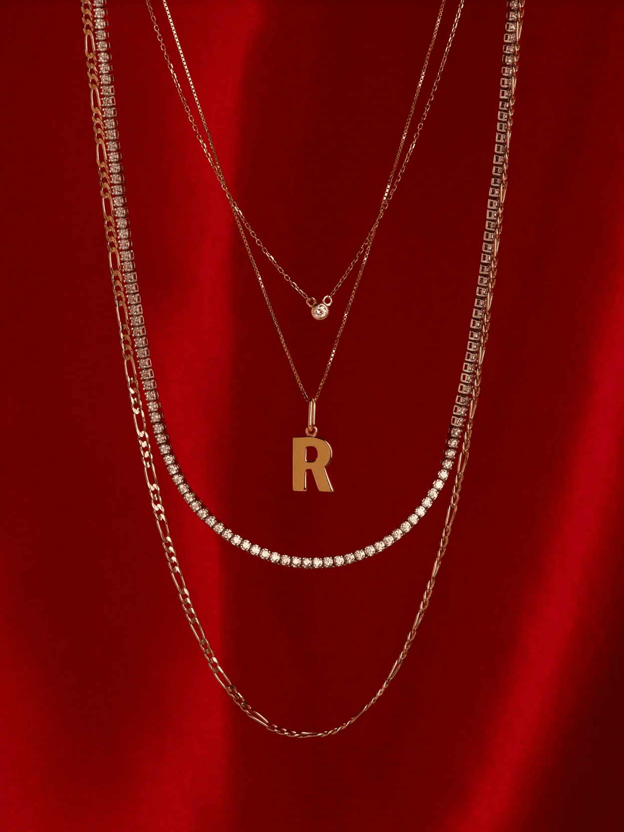 Mini Diamond Bezel Necklace - Image 13