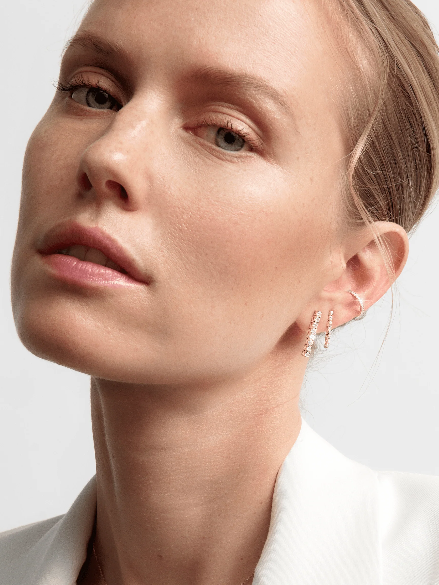 Mini Ear Cuff with Diamonds - Image 14