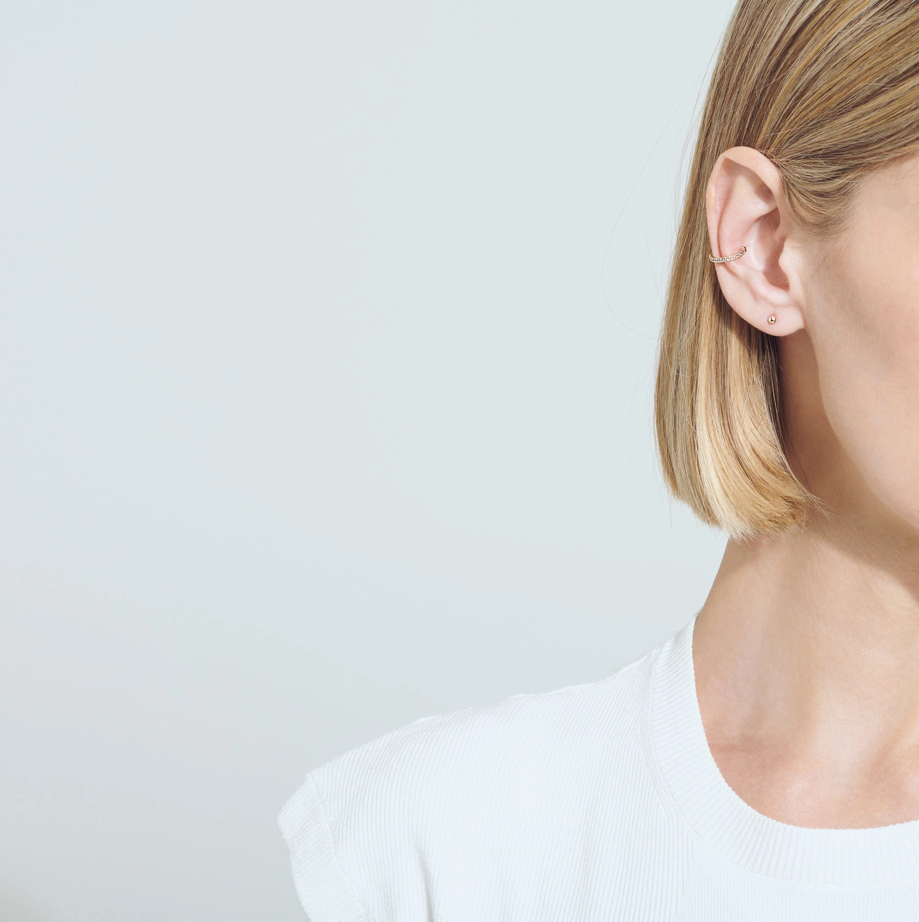 Mini Ear Cuff with Diamonds - Image 20