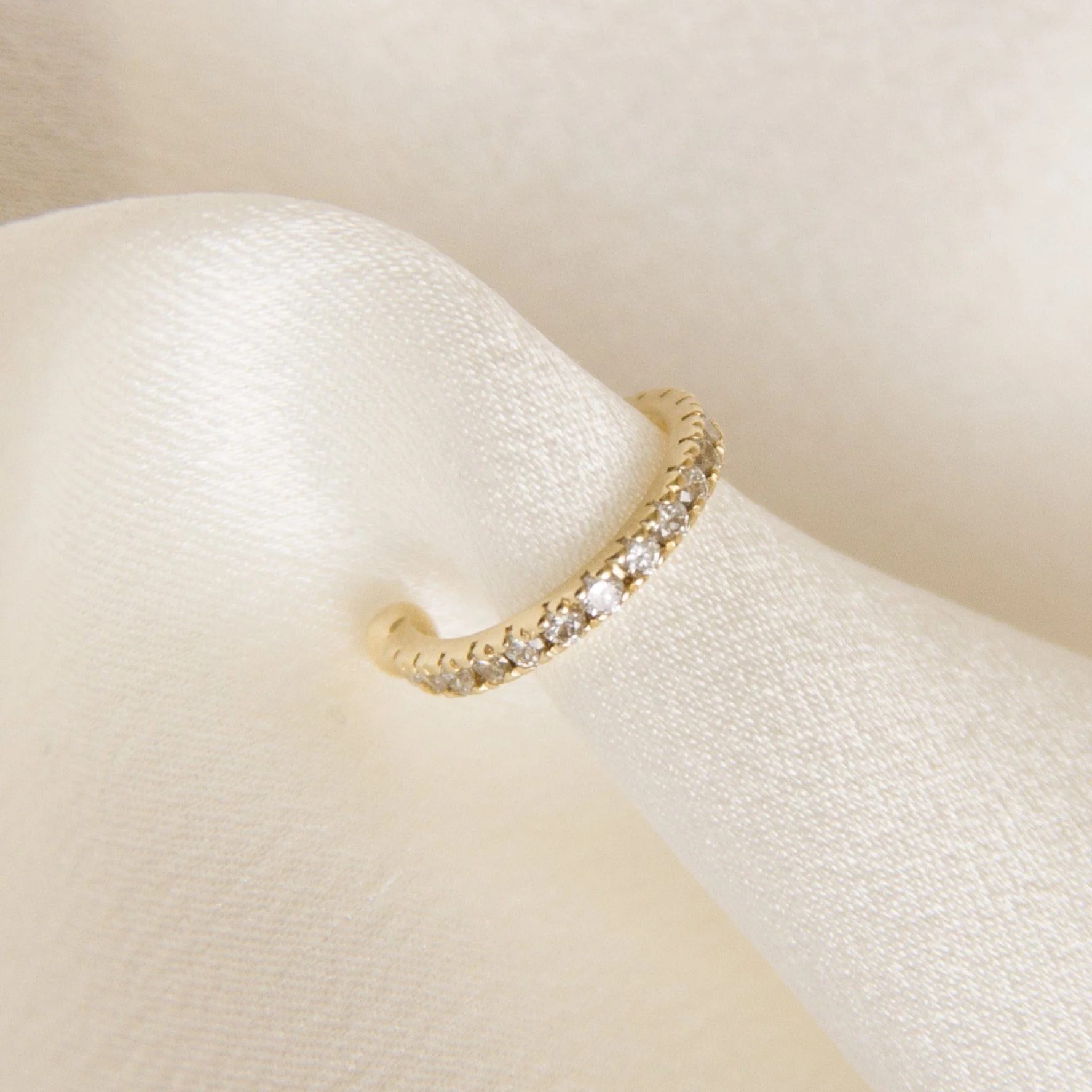 Mini Ear Cuff with Diamonds - Image 9