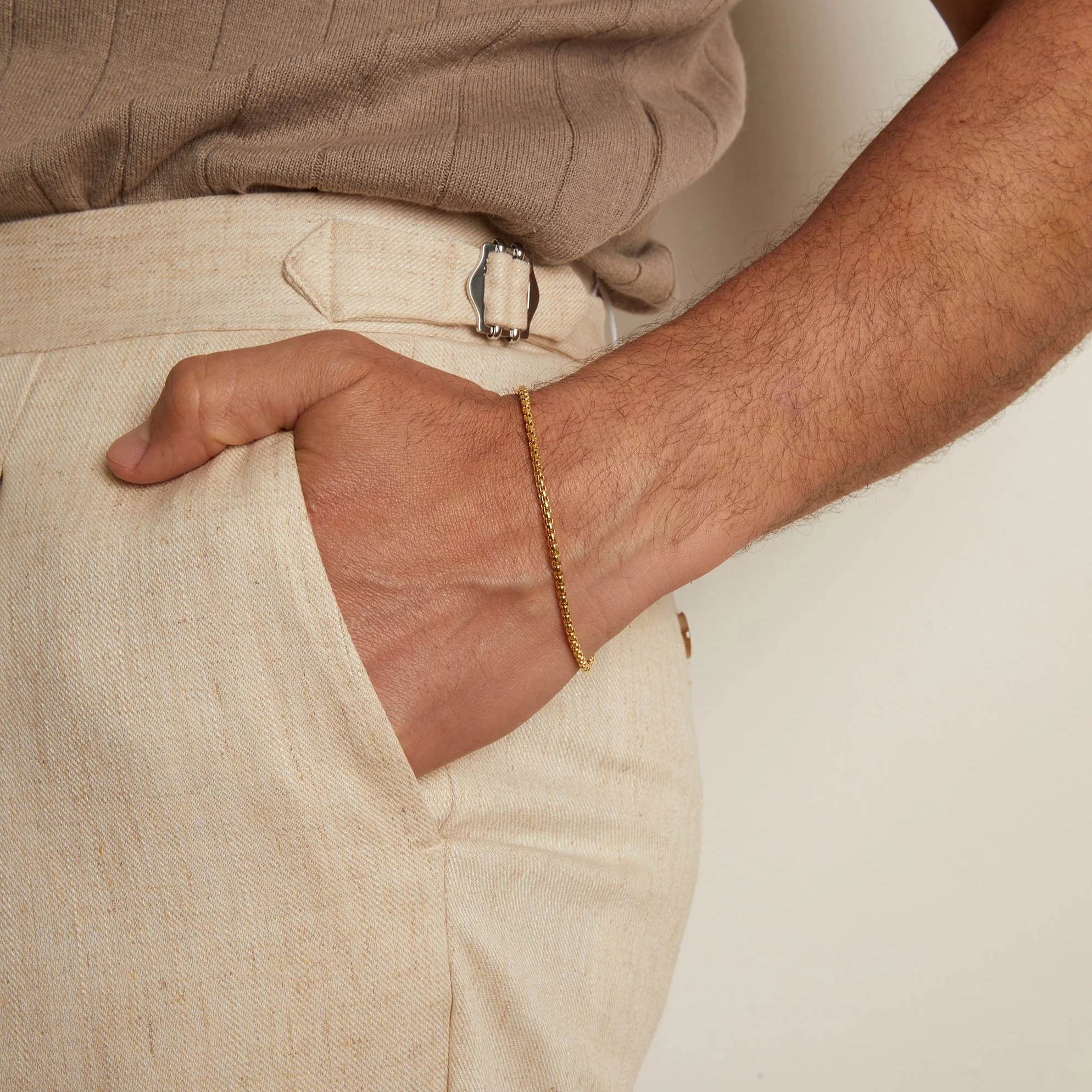 Round Box Chain Bracelet - Image 5