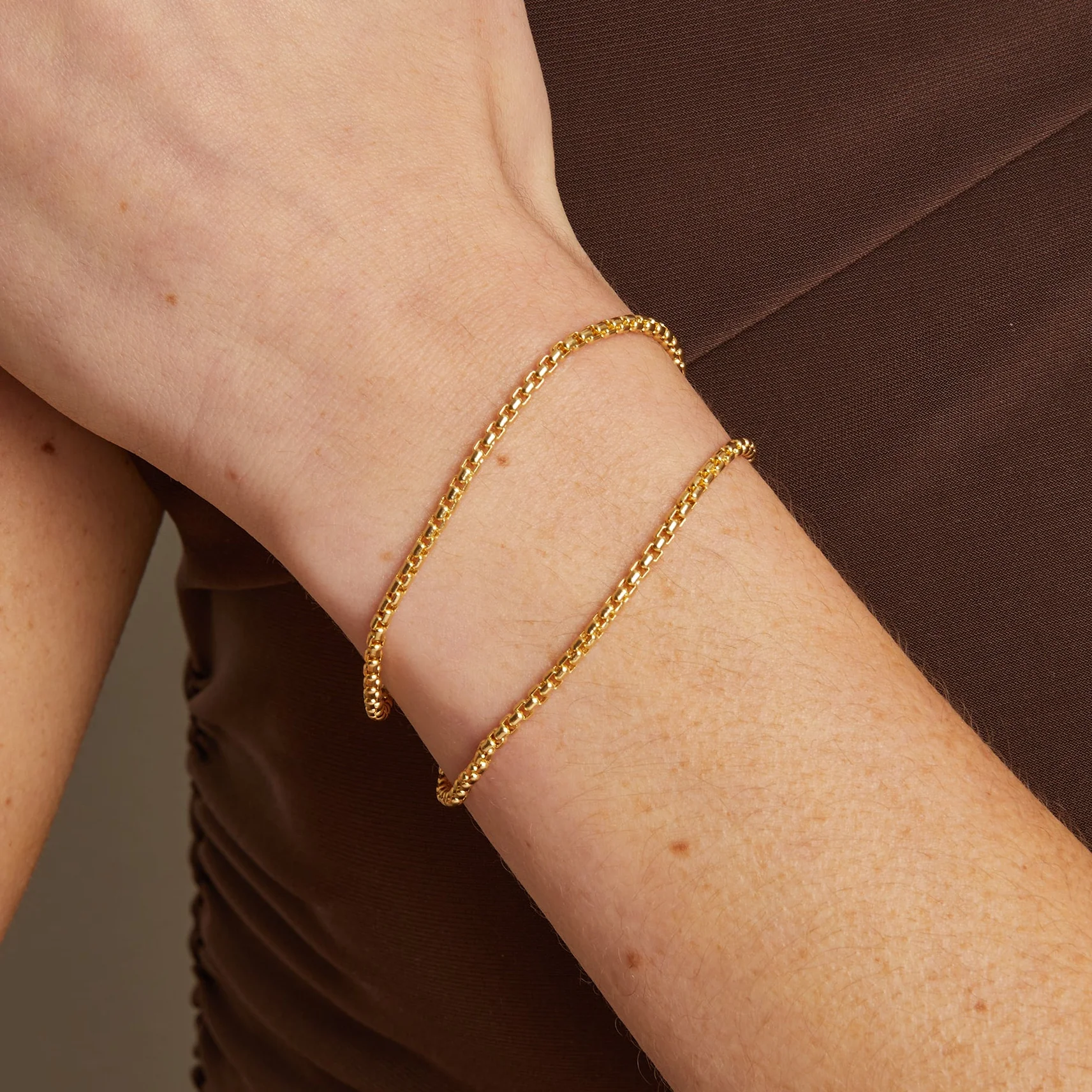 Round Box Chain Bracelet - Image 6