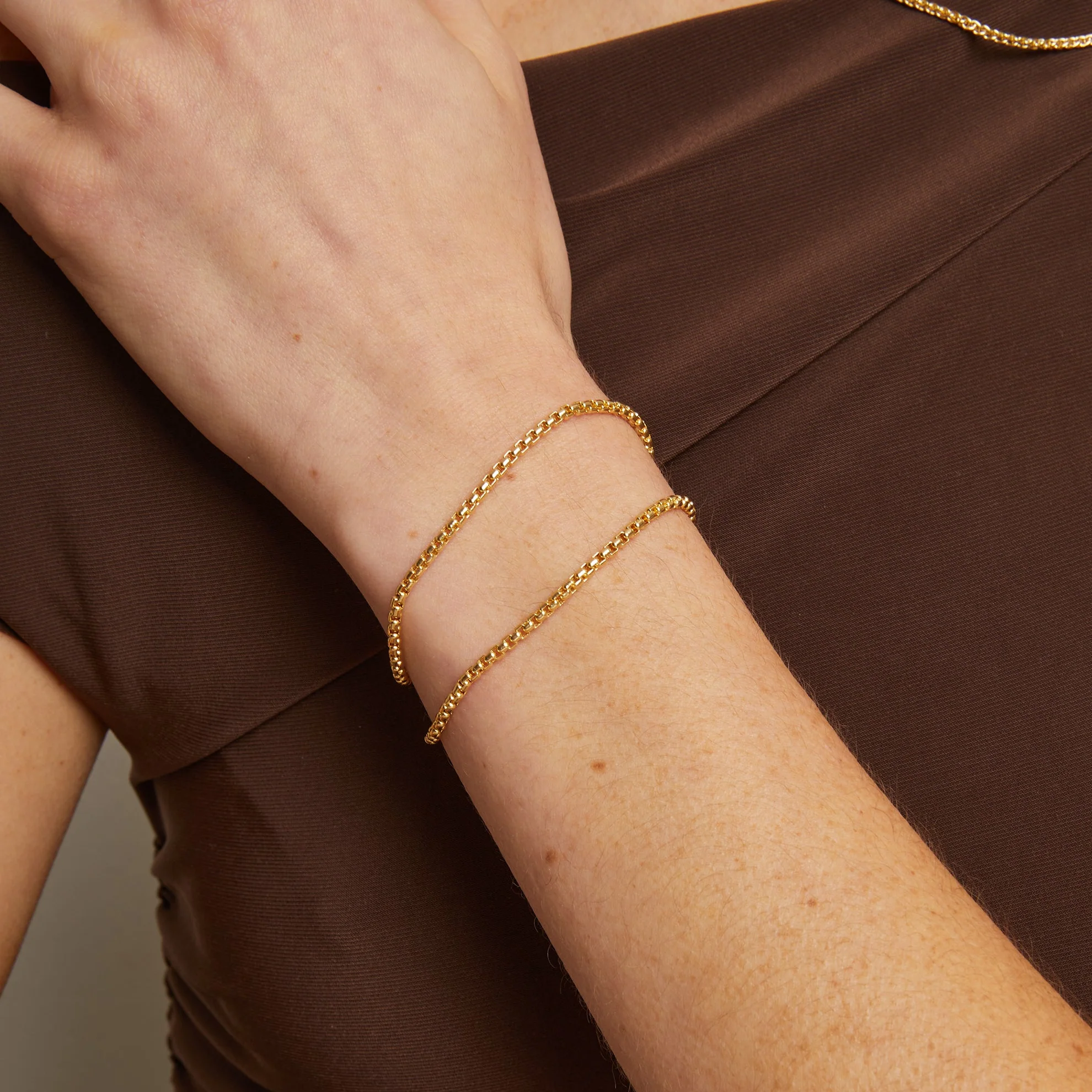 Round Box Chain Bracelet - Image 7