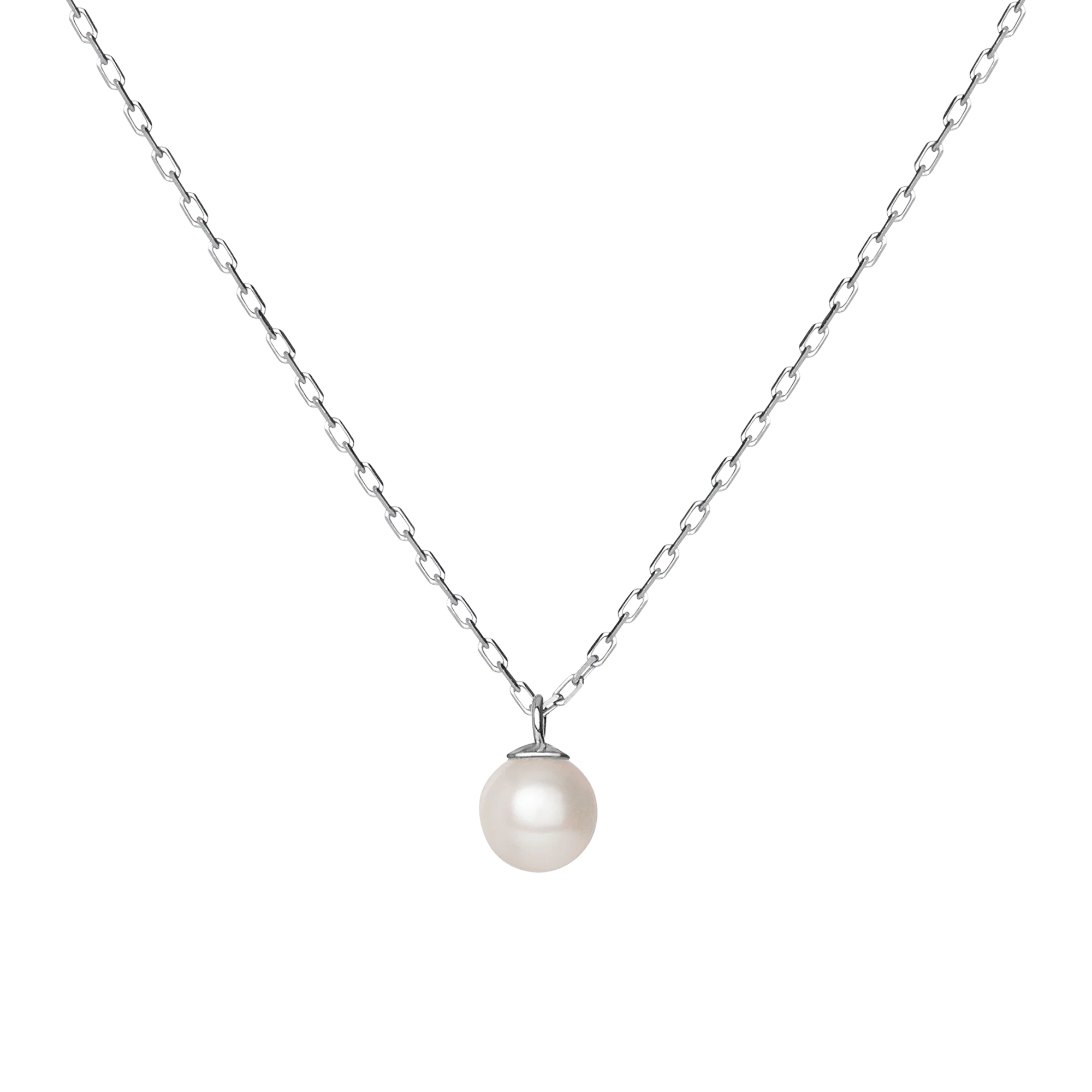 Simple Pearl Necklace - Image 3