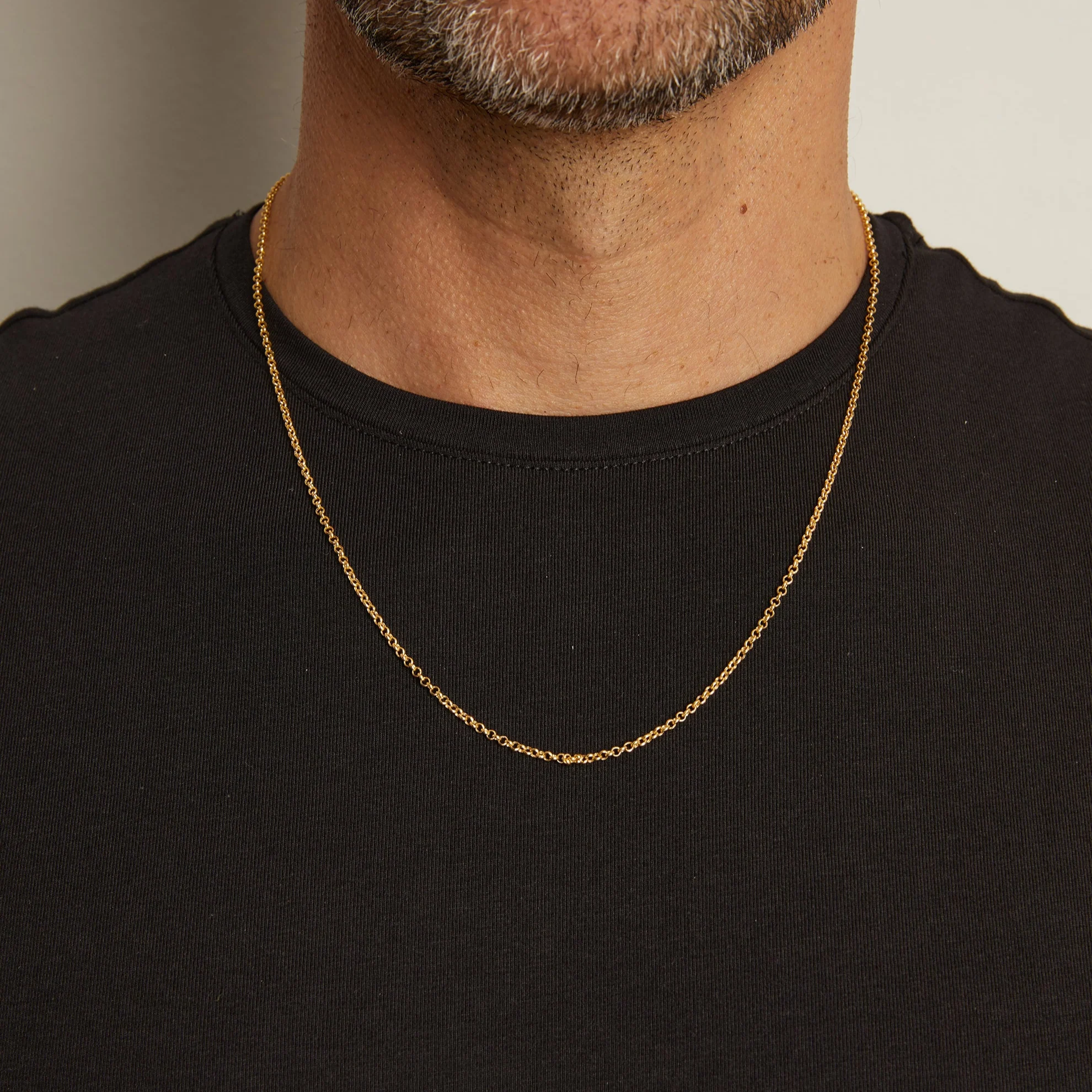 Small Rolo Chain Necklace - Image 3