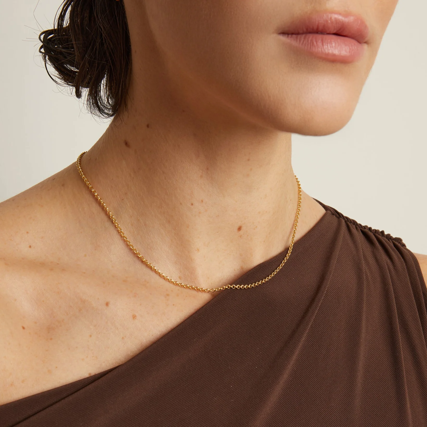 Small Rolo Chain Necklace - Image 7