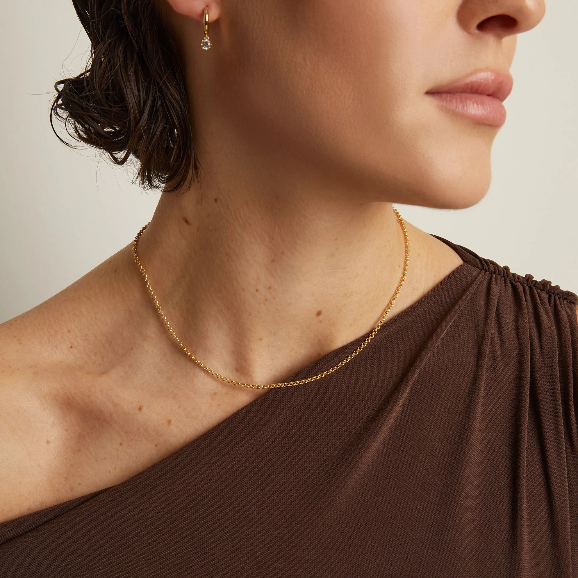 Small Rolo Chain Necklace - Image 8