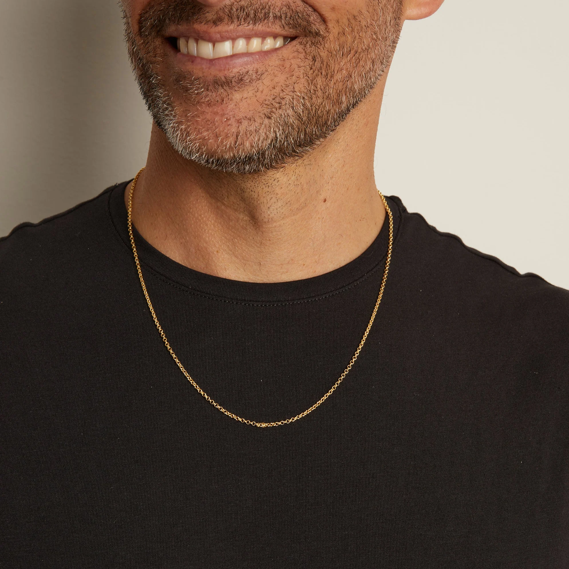 Small Rolo Chain Necklace - Image 9