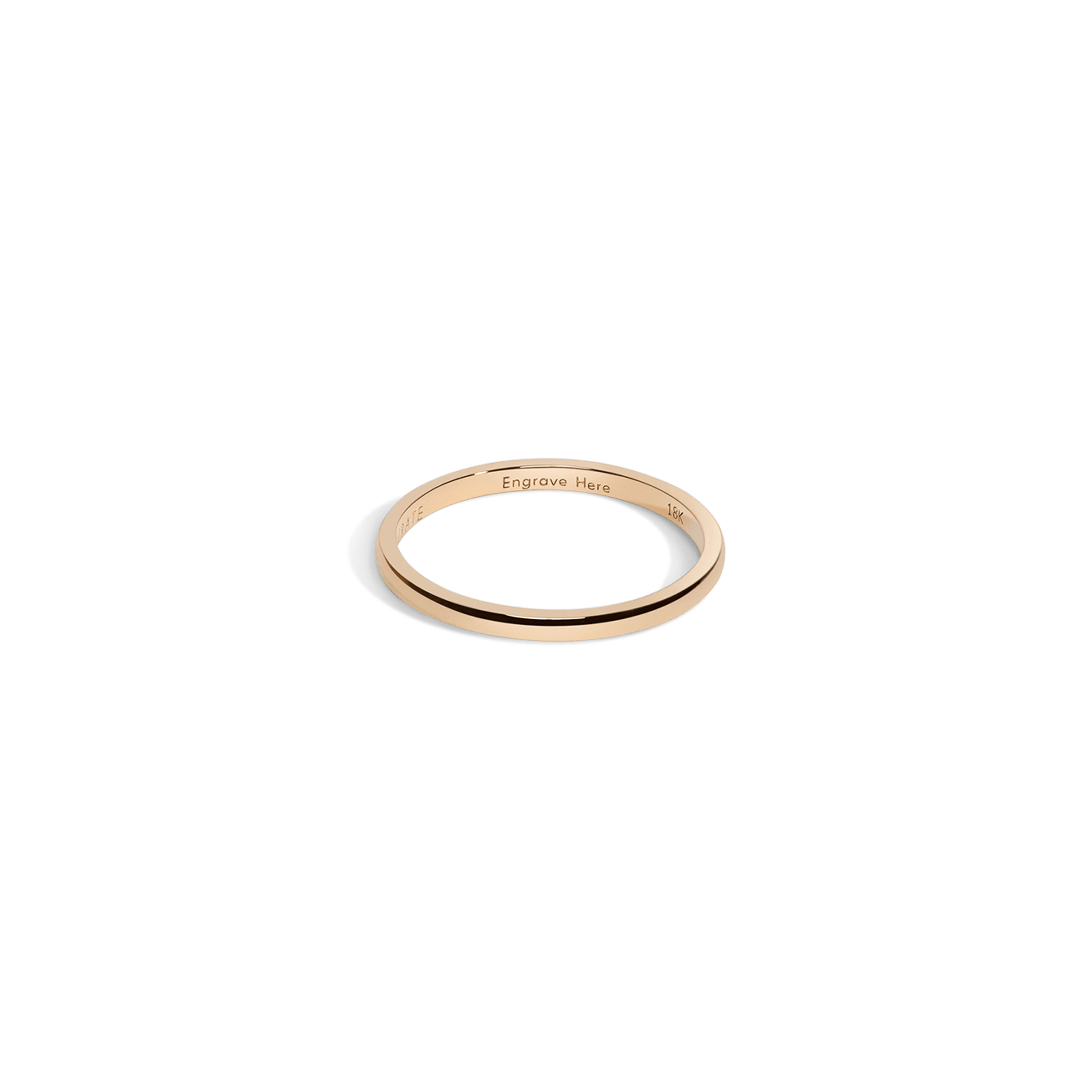 Classic Solid Gold Band - Image 5