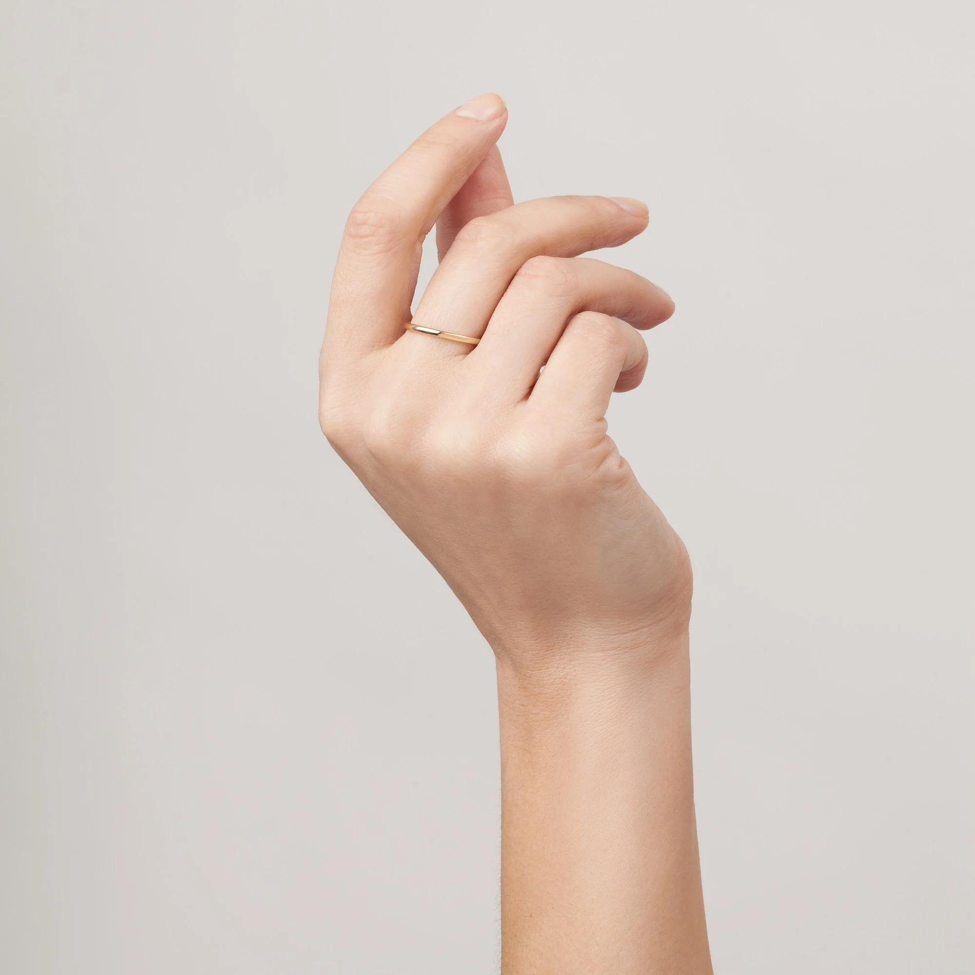 Classic Solid Gold Band - Image 9