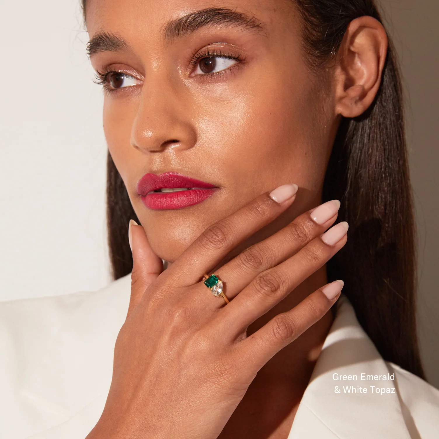 Toi et Moi Gemstone Classic Ring - Image 12