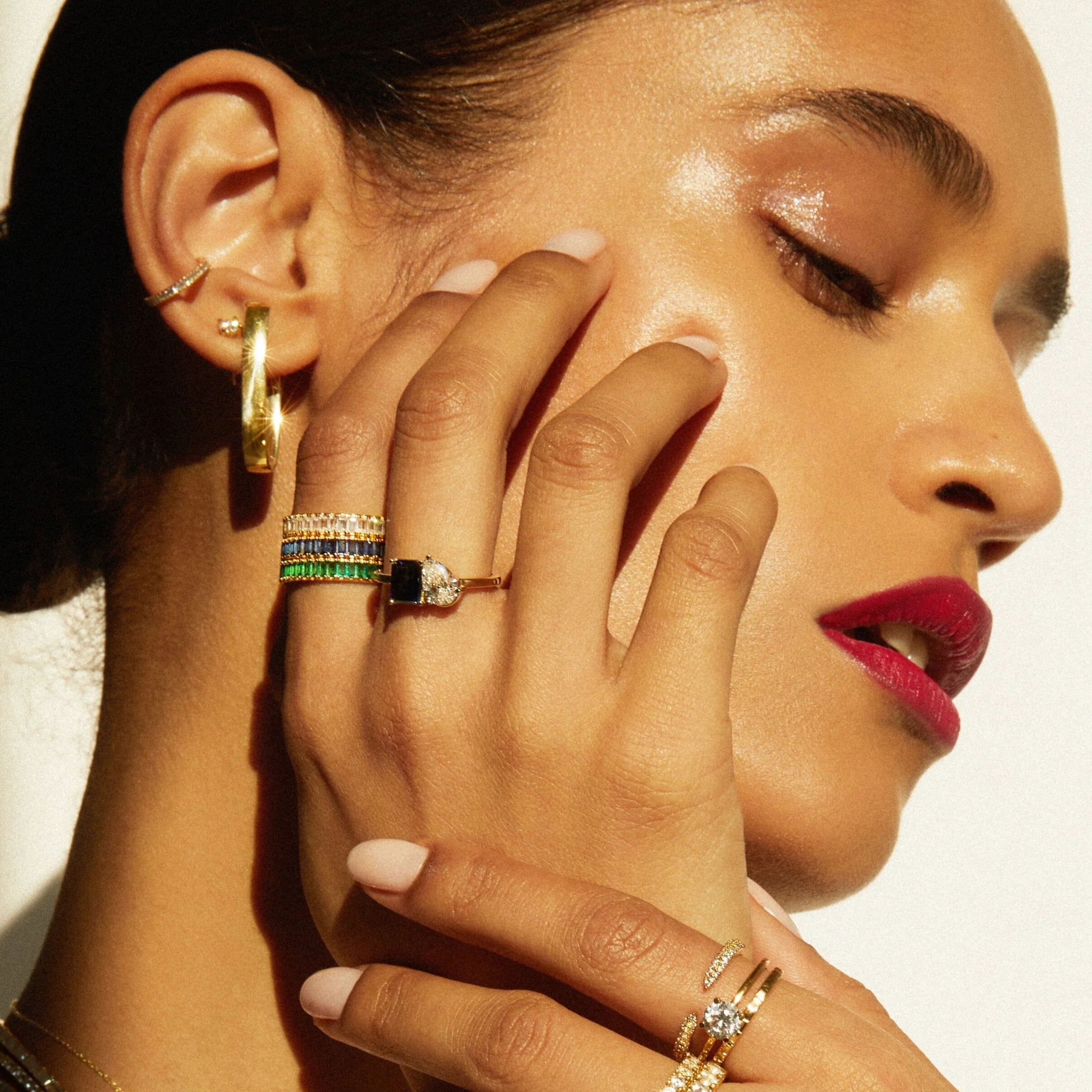 Toi et Moi Gemstone Classic Ring - Image 16