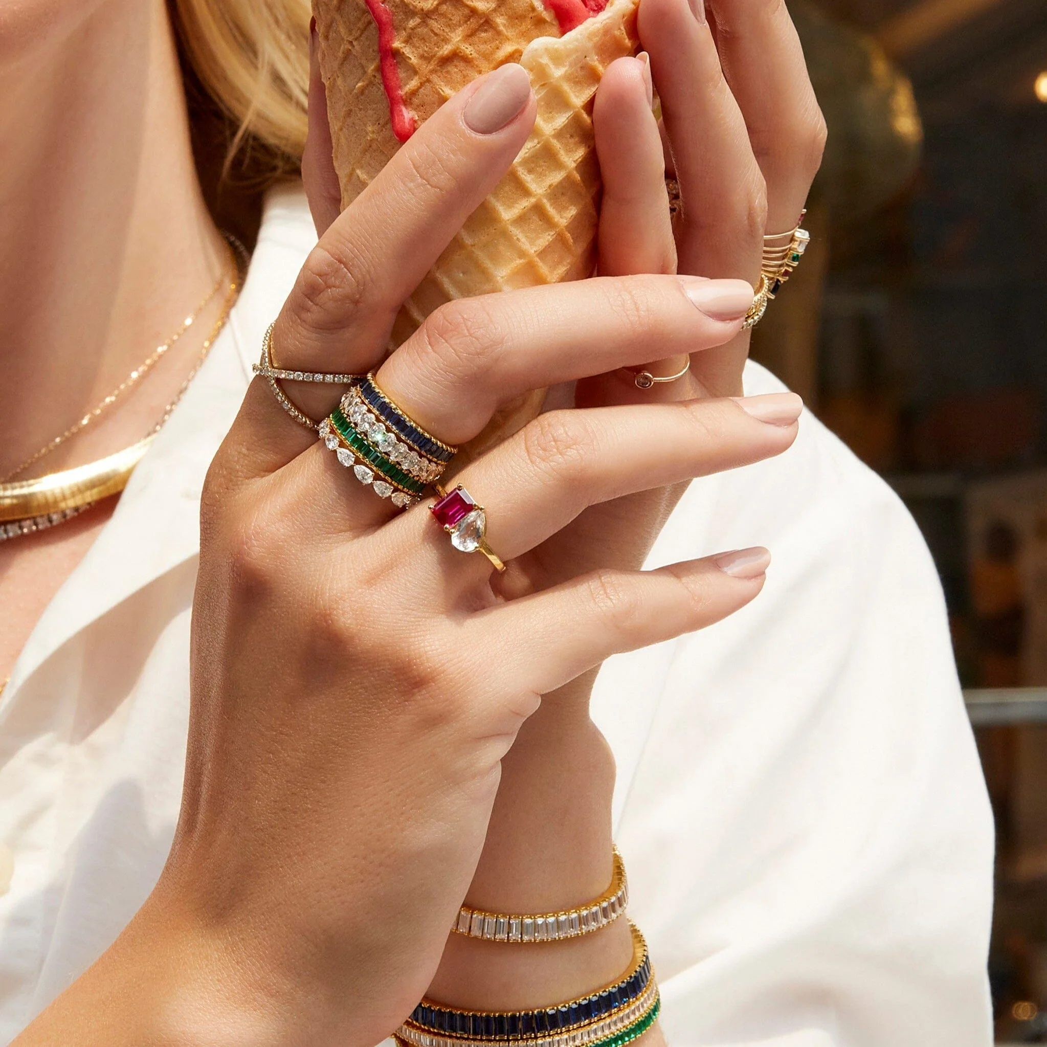 Toi et Moi Gemstone Classic Ring - Image 19