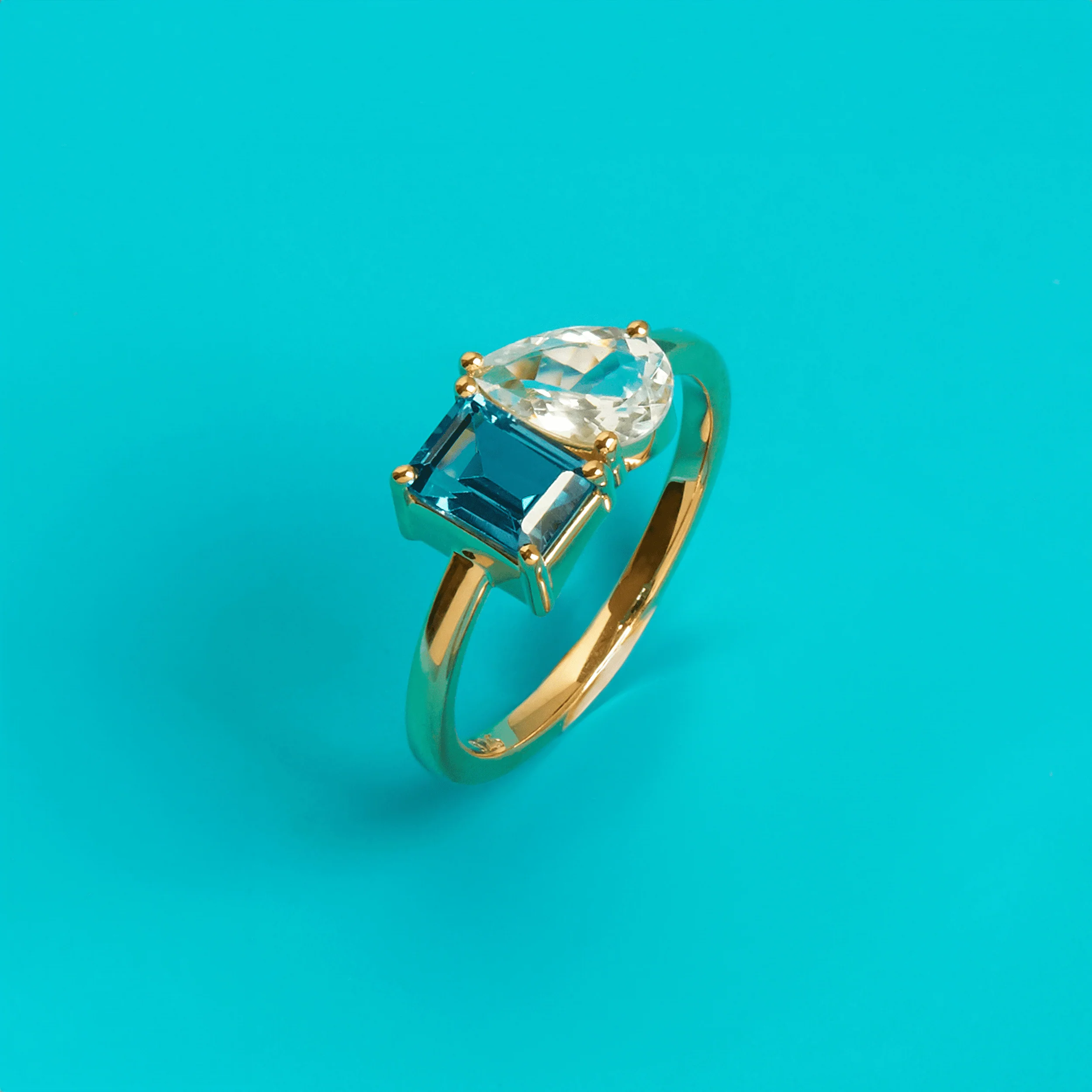 Toi et Moi Gemstone Classic Ring - Image 23