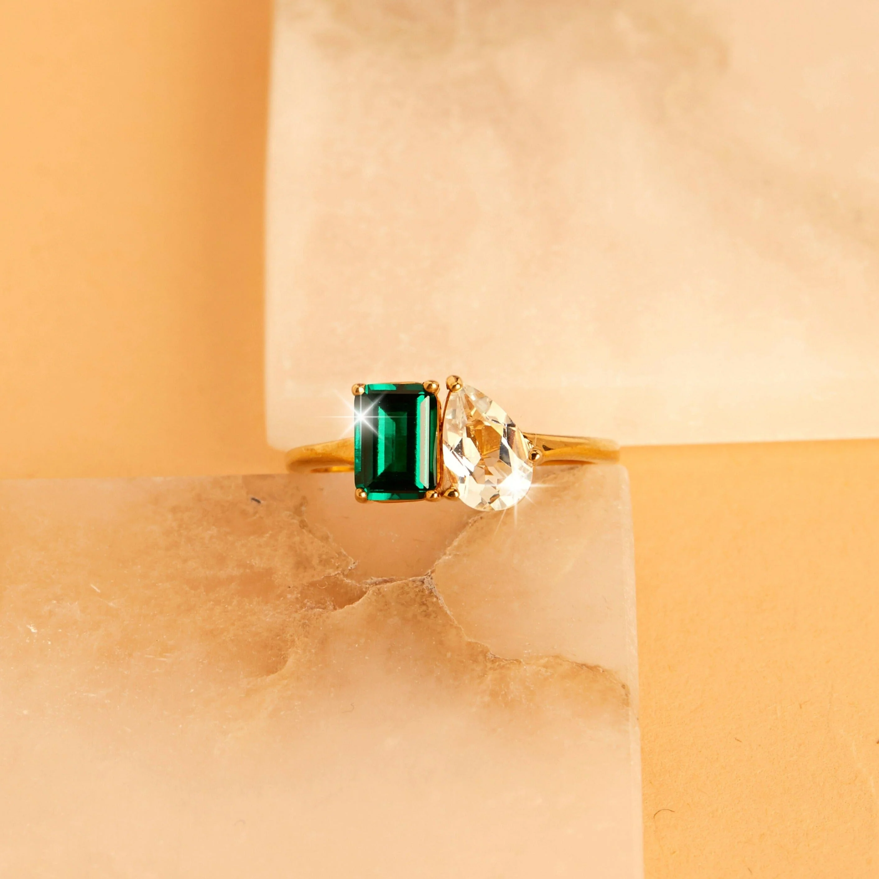 Toi et Moi Gemstone Classic Ring - Image 24