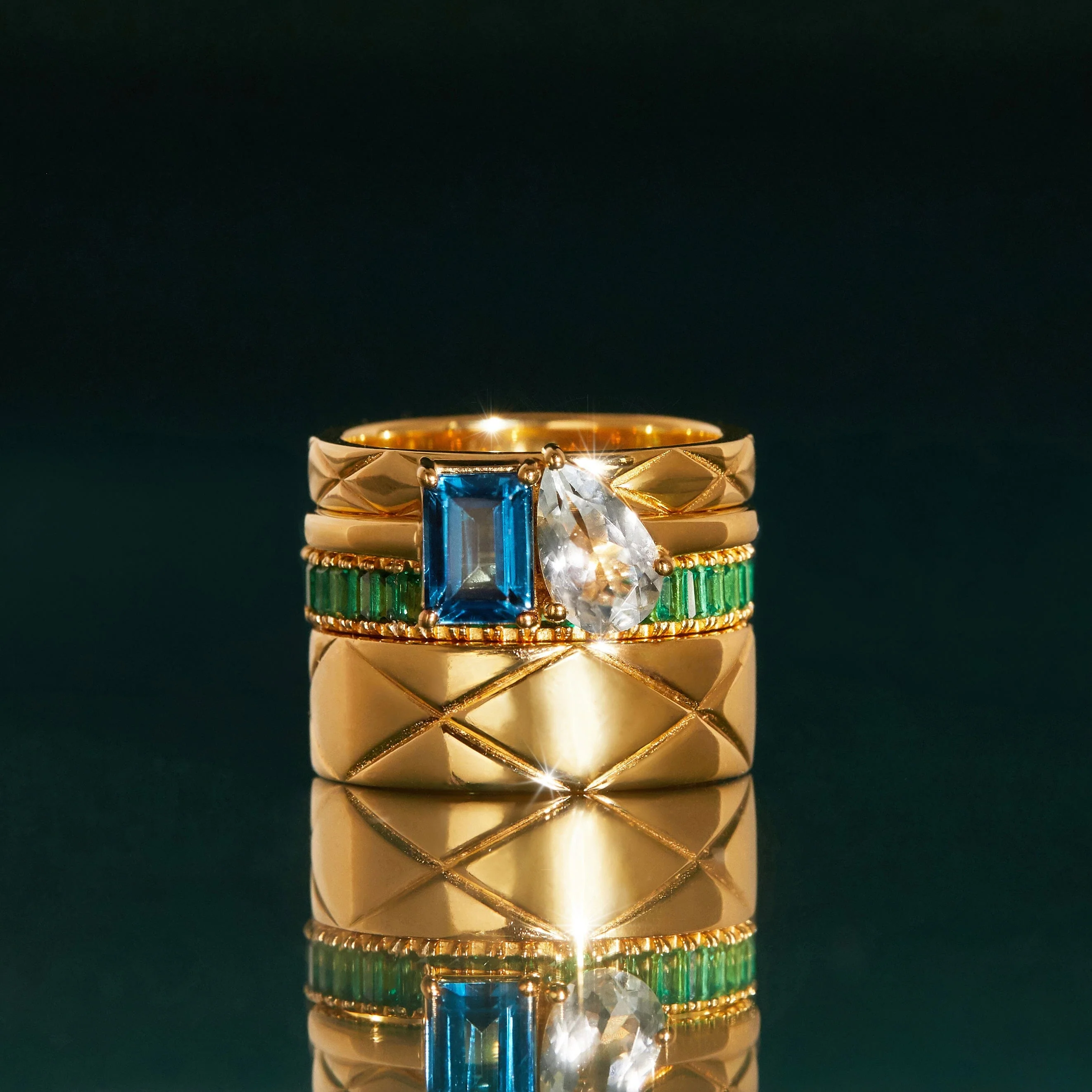 Toi et Moi Gemstone Classic Ring - Image 25