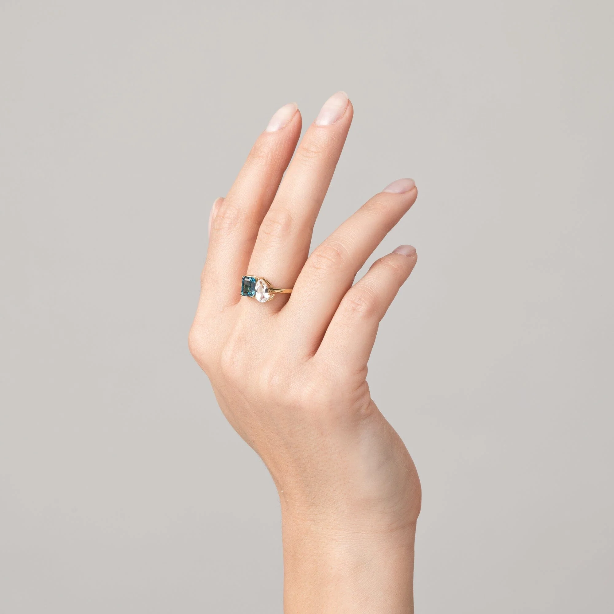 Toi et Moi Gemstone Classic Ring - Image 31