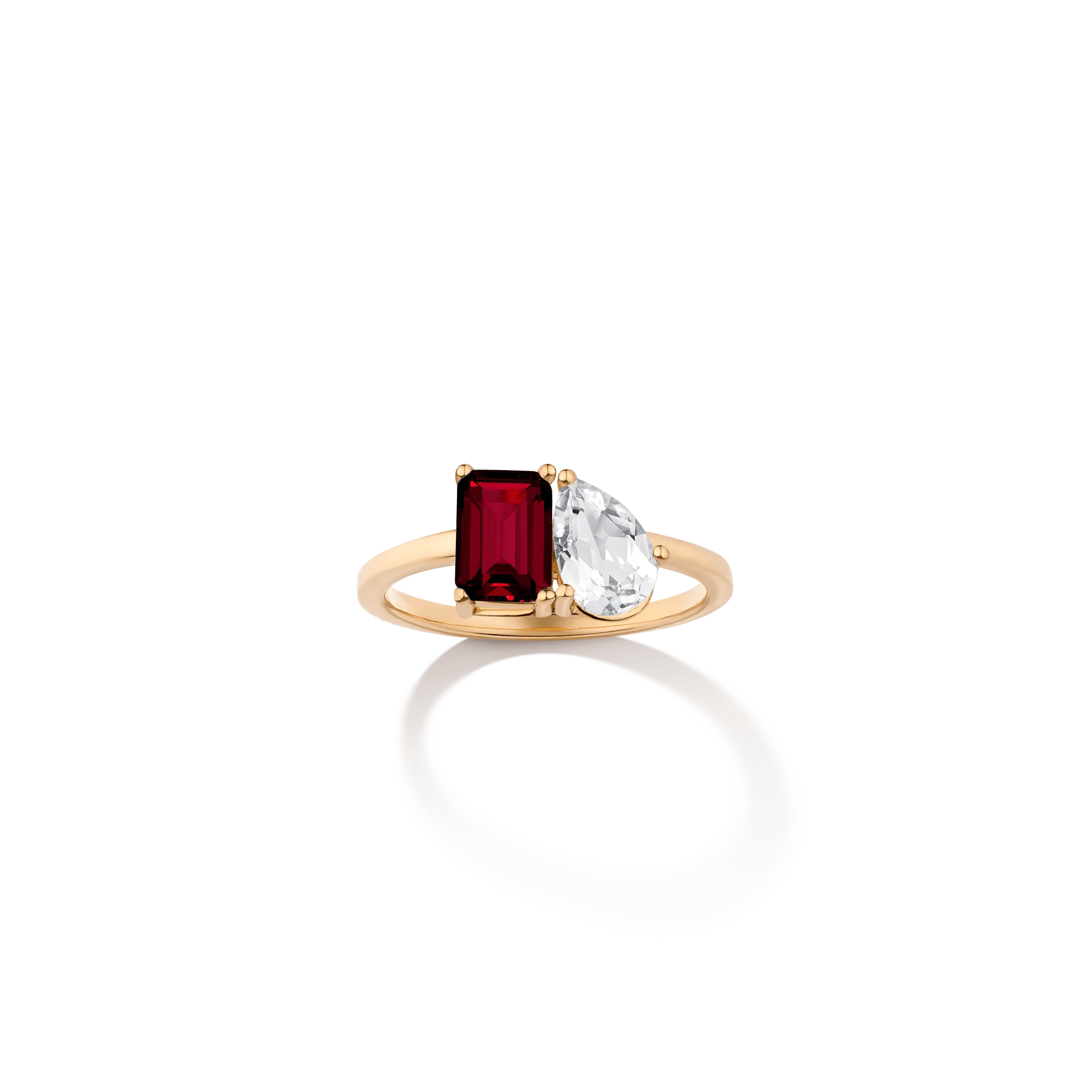 Toi et Moi Gemstone Classic Ring - Image 6