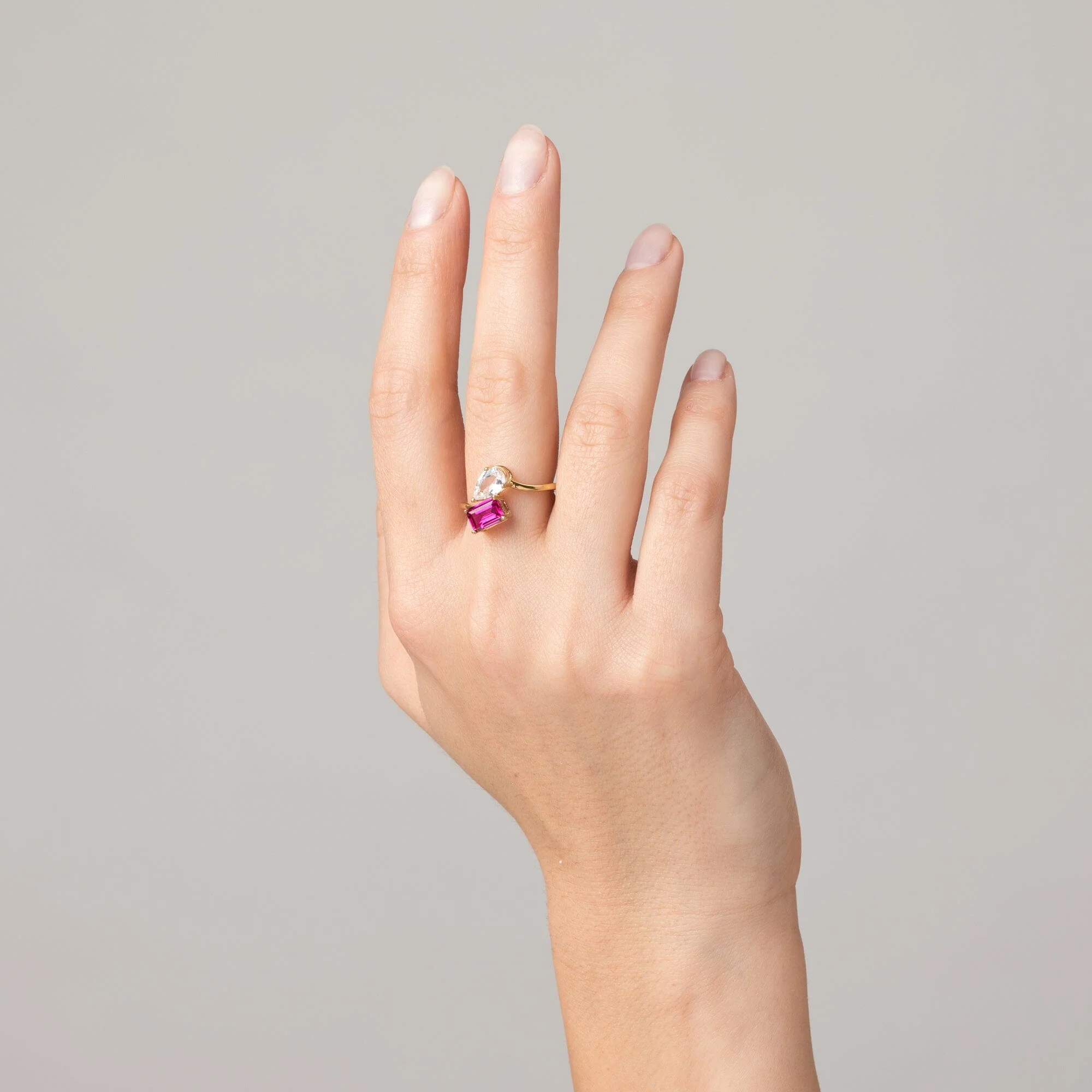 Toi et Moi Gemstone Heirloom Ring - Image 22