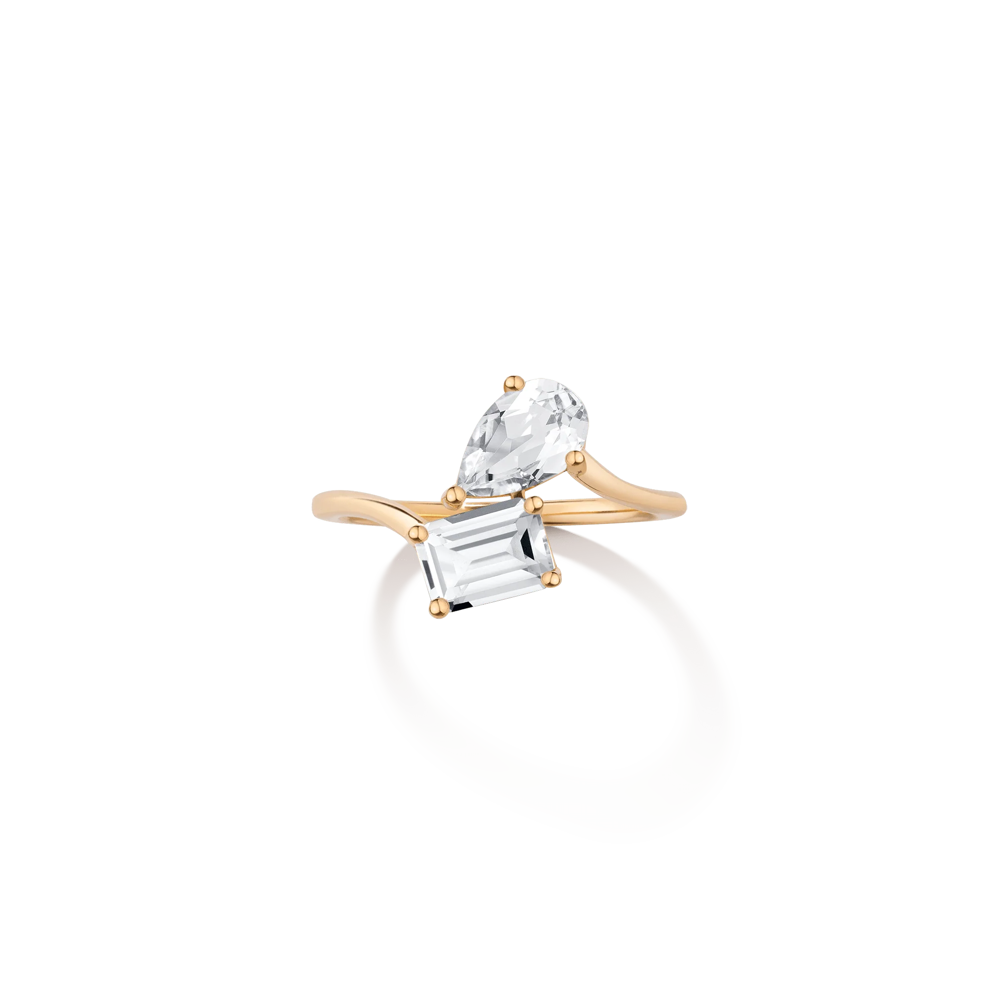 Toi et Moi Gemstone Heirloom Ring - Image 4