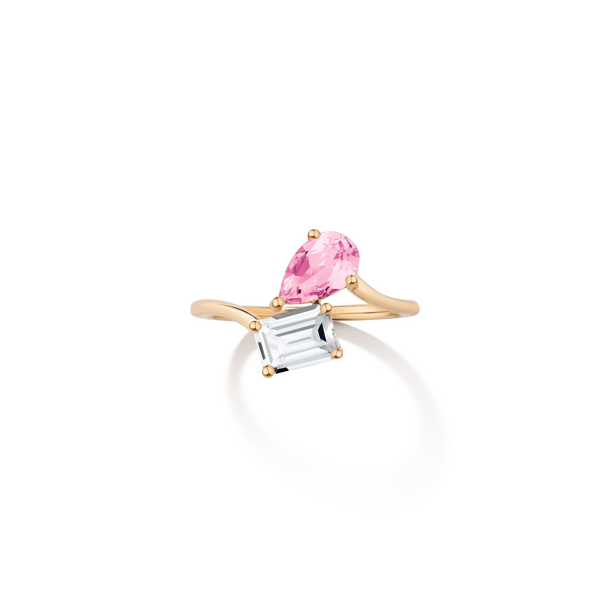 Toi et Moi Gemstone Heirloom Ring - Image 5