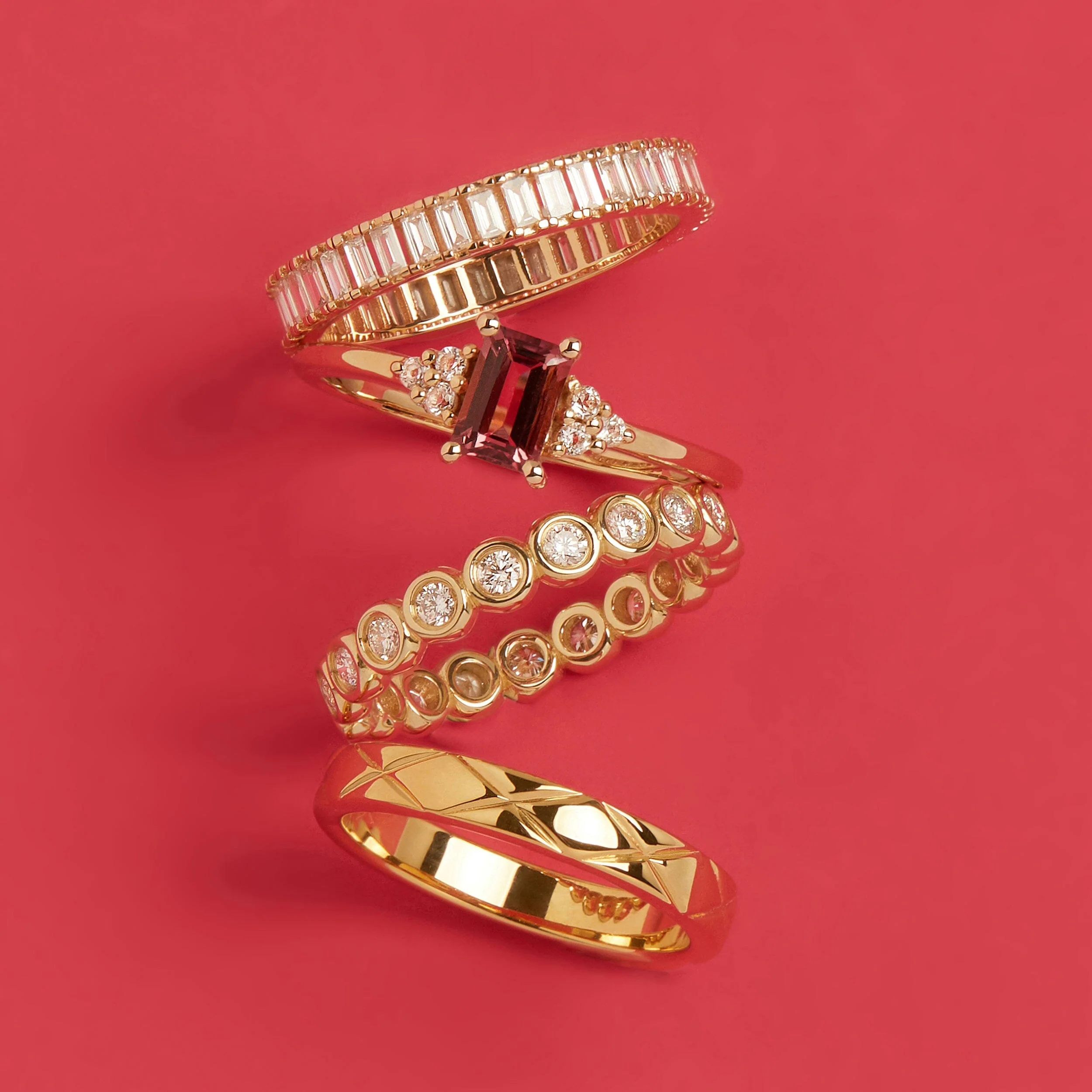 Vintage-Inspired Emerald Cut Ring - Image 43