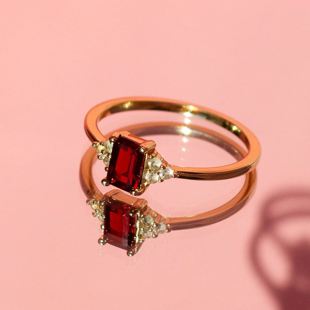 Vintage-Inspired Emerald Cut Ring - Image 47