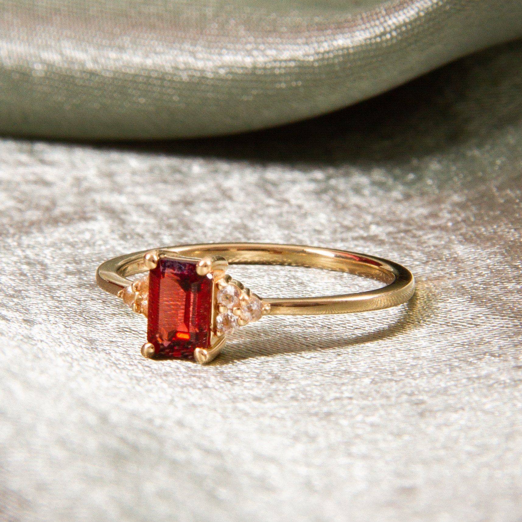 Vintage-Inspired Emerald Cut Ring - Image 49