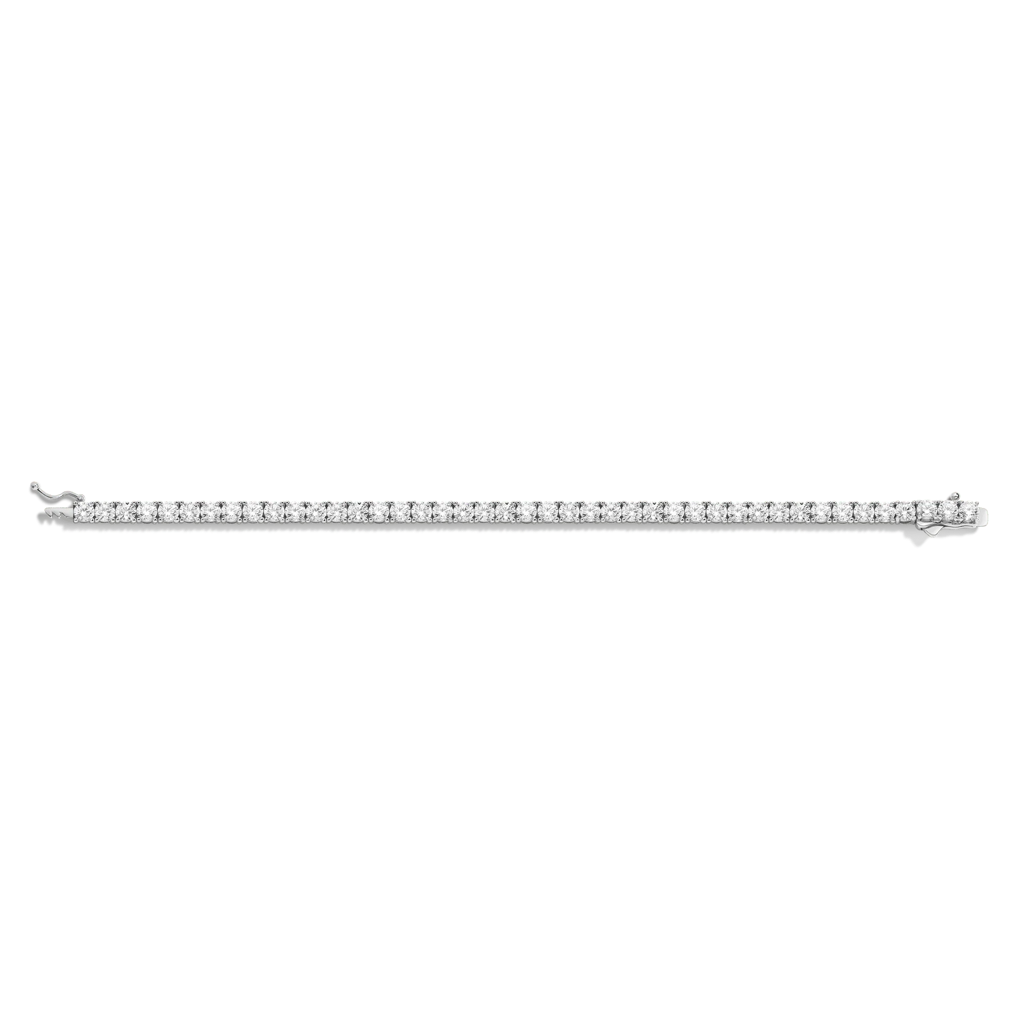 Lab Grown White Sapphire Tennis Bracelet - Image 16