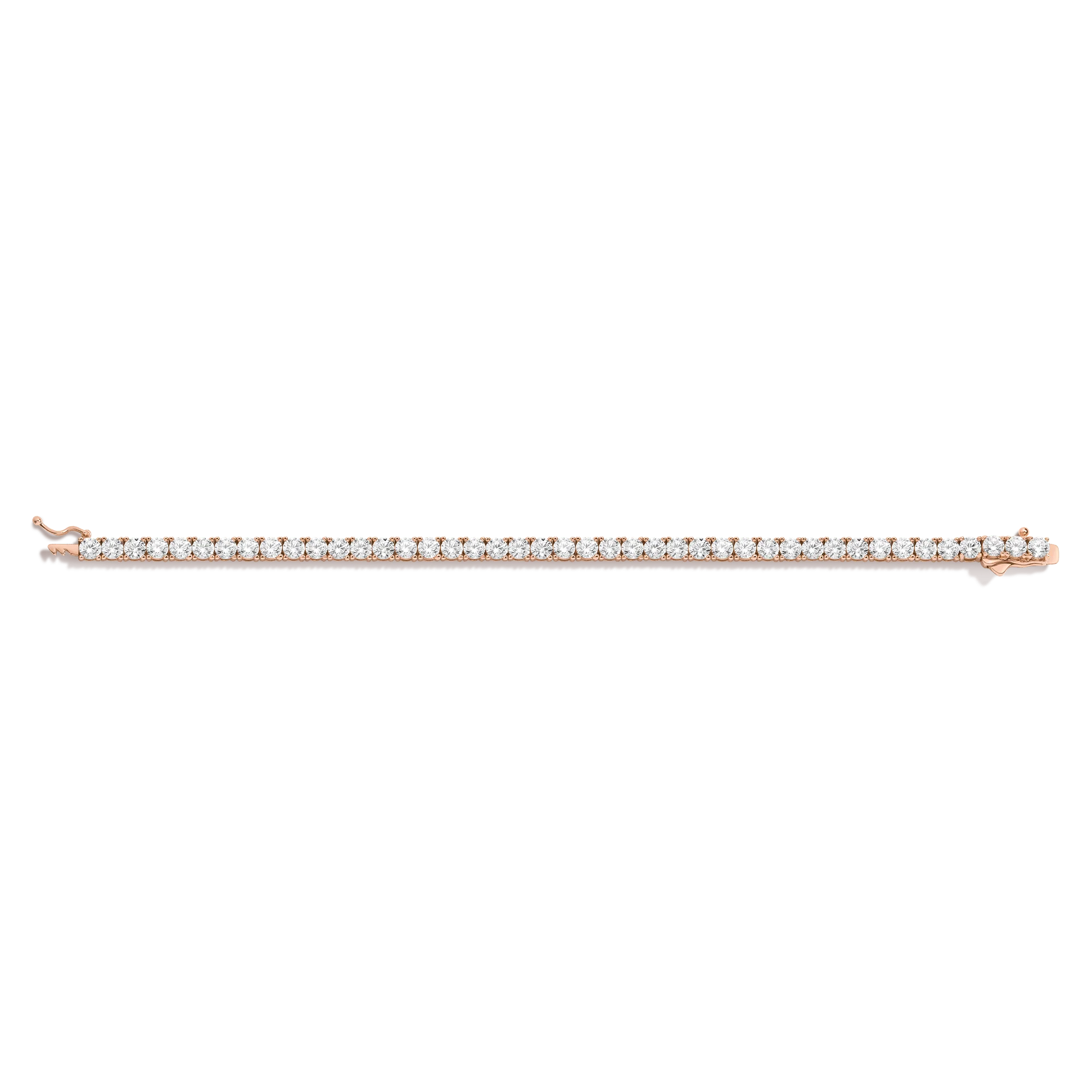 Lab Grown White Sapphire Tennis Bracelet - Image 18