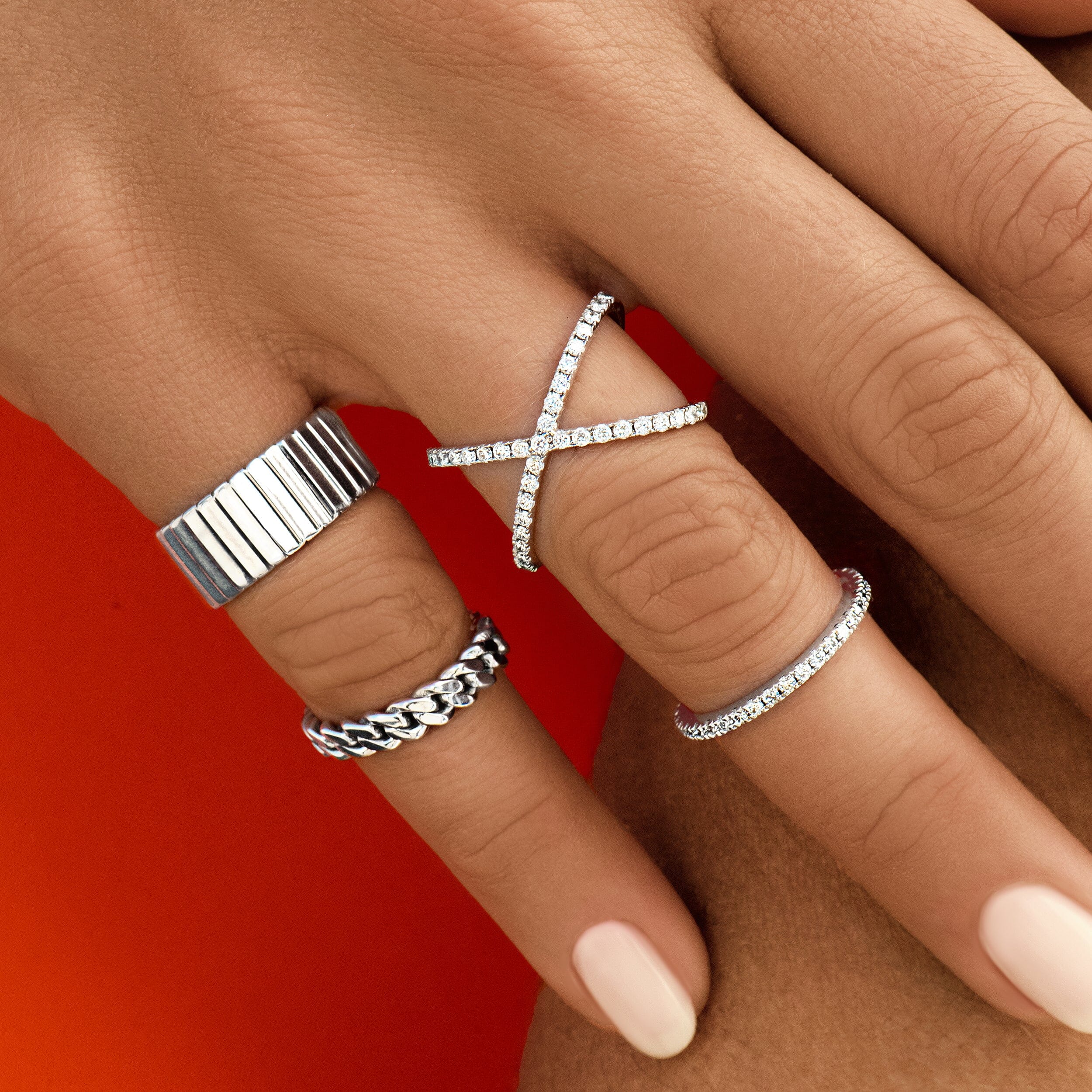 Diamond X Ring - Image 37